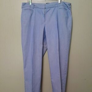 Talbots 16 Blue  and White